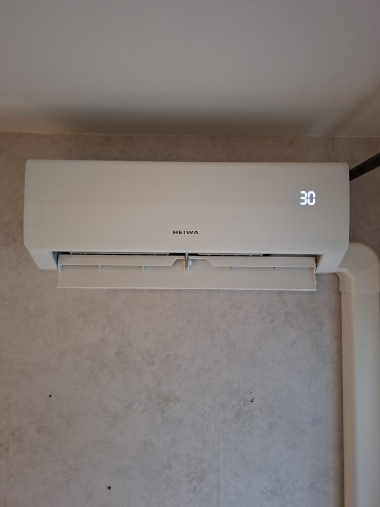 climatiseur heiwa mise en service